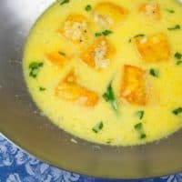 Coconut Fish Curry (Kerala Molee) Adding the fish to the masala or curry
