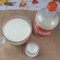 How to Make Homemade Yogurt (Stove) All the ingredients are gathered.