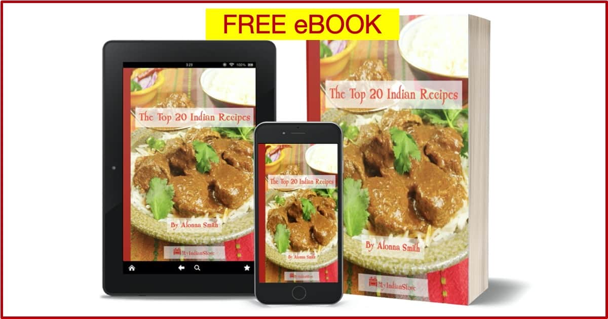 Free Top 20 Indian Recipes eBook