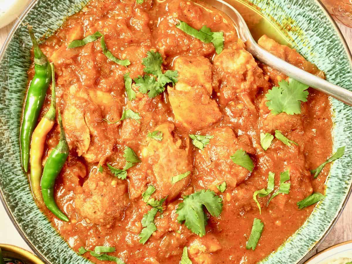 Chicken vindaloo made in the instant pot
